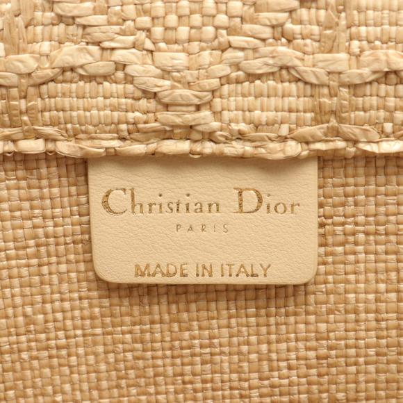 Dior Book Tote Medium Cannage Raffia Beige - Picture 4 of 4